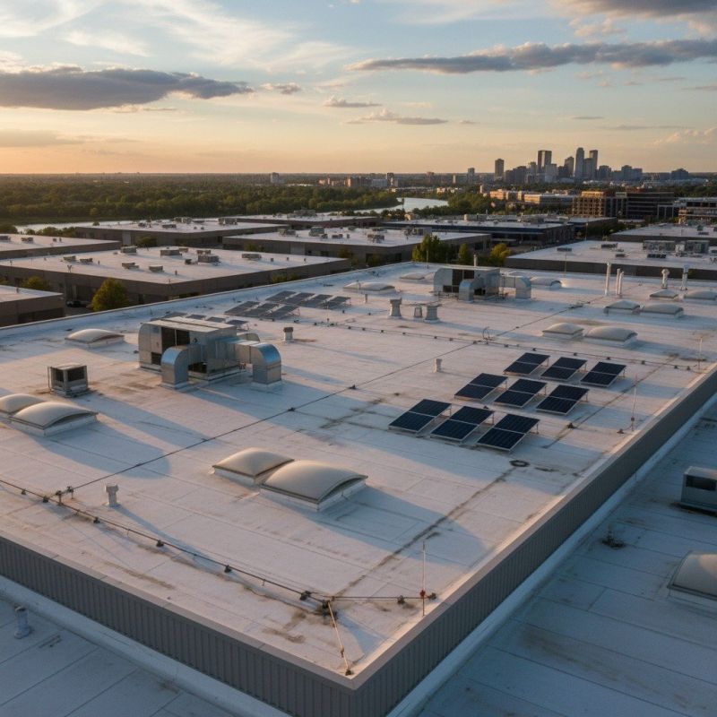 Roof Solar Installation detail